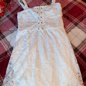 Women’s Aeropostale size L white lace dress. NWT